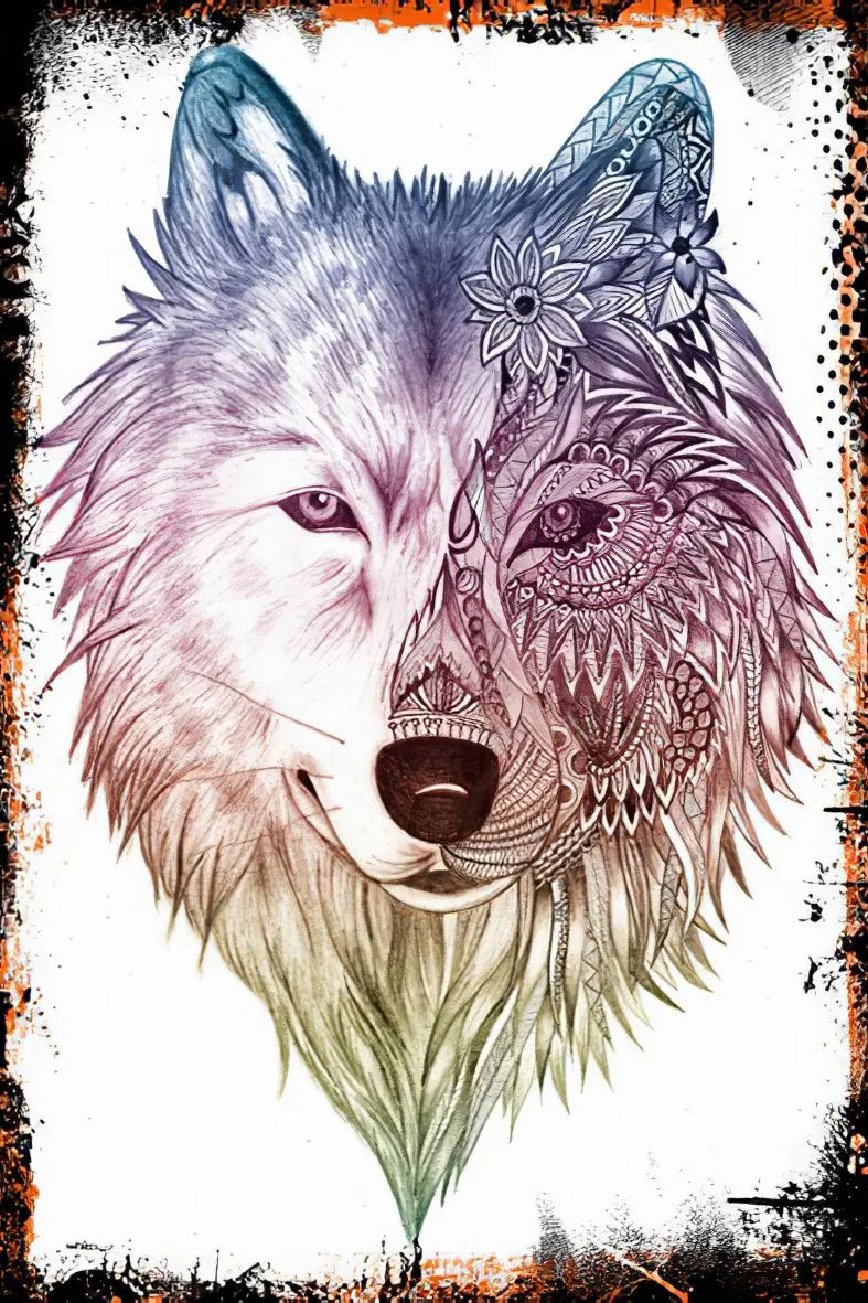 Kurt Retro Ahşap Poster No:306