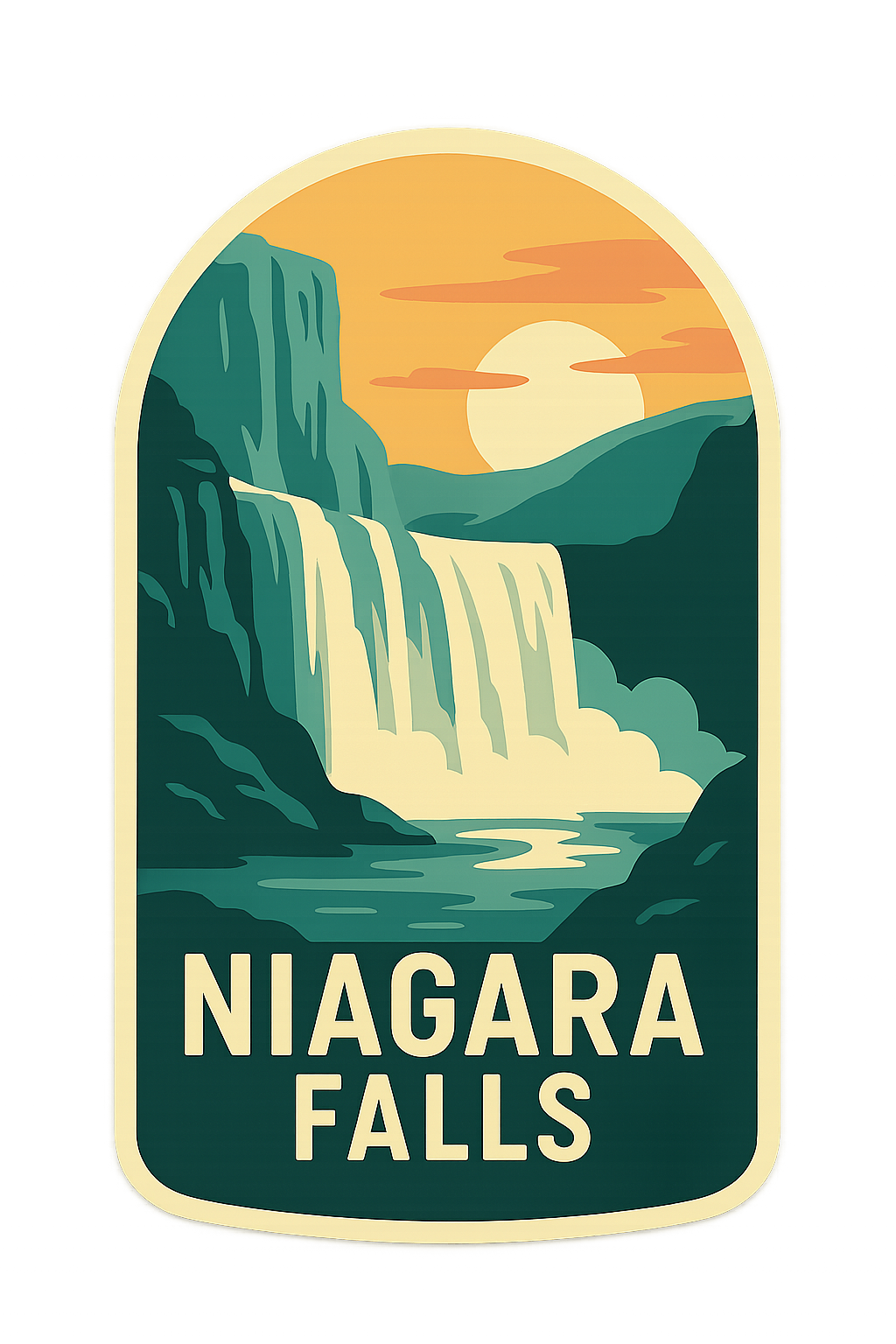 Frankfurt Wooden Magnet – Wholesale UV Printed Retro Gift Magnet