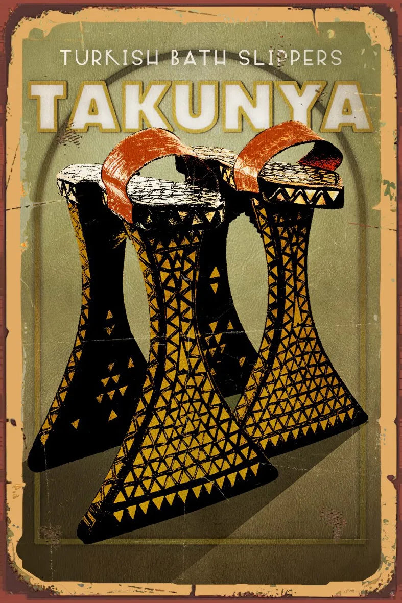 Takunya Retro Ahşap Poster No:729