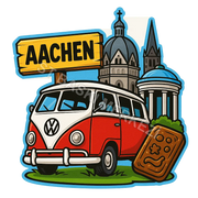 Aachen Ahşap Magnet – Toptan UV Baskılı Retro Hediyelik Magnet - ST Baskı Merkezi