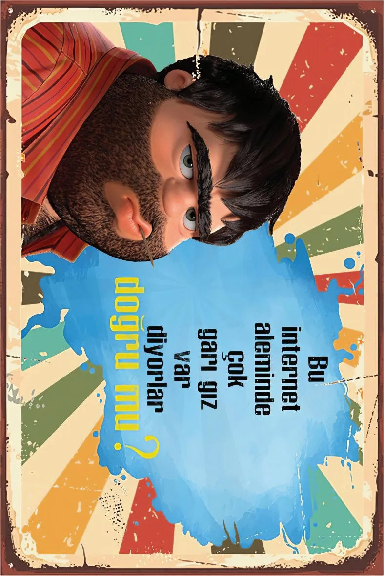 Recep İvedik Retro Ahşap Poster No:371