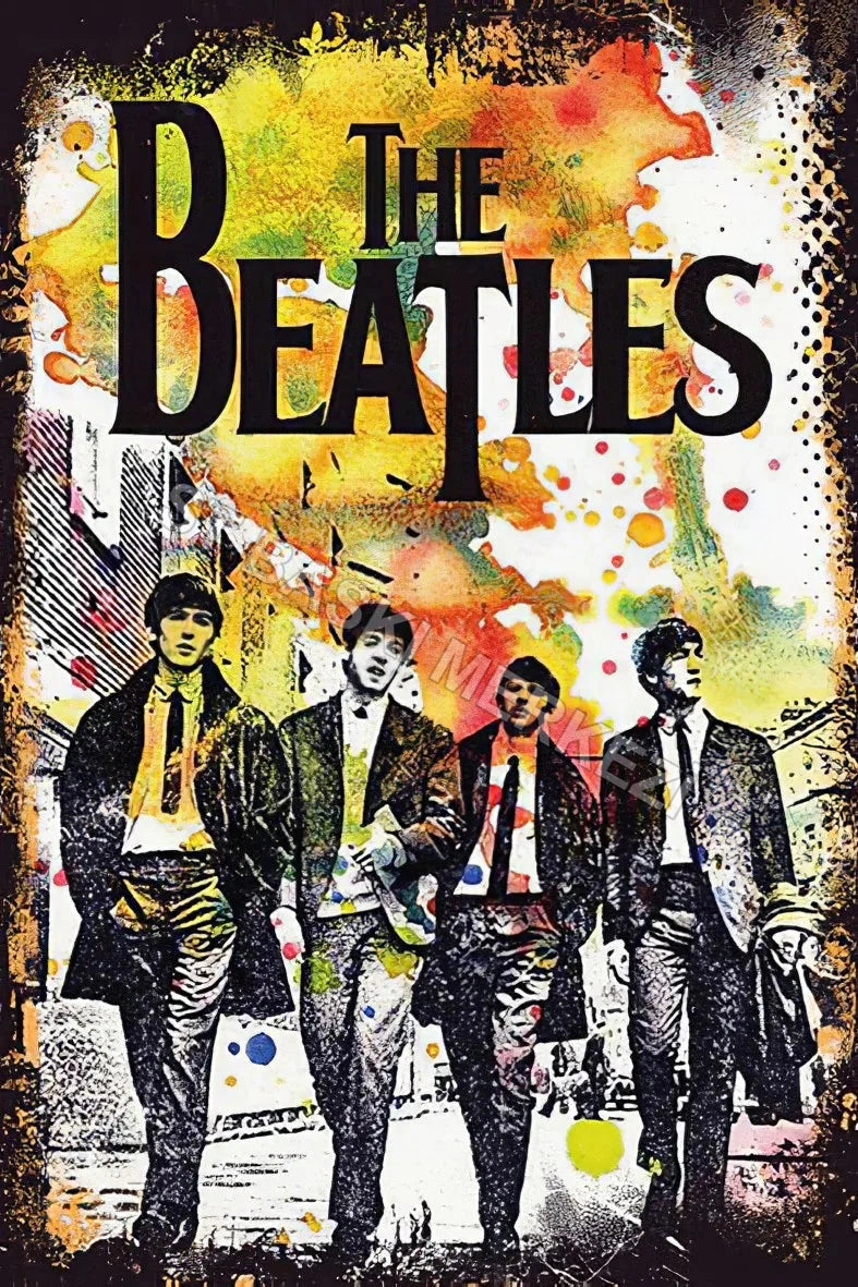 The Beatles Ahşap Poster No:357
