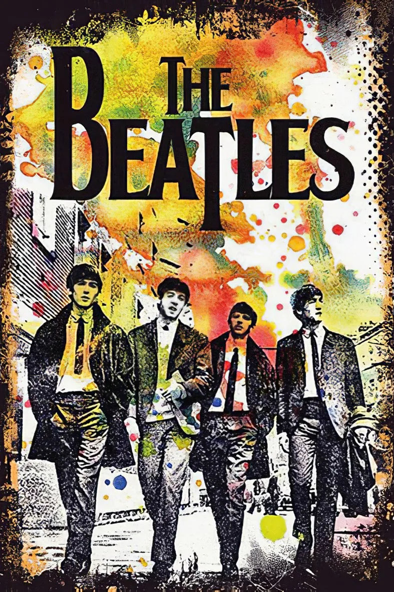 The Beatles Ahşap Poster No:357