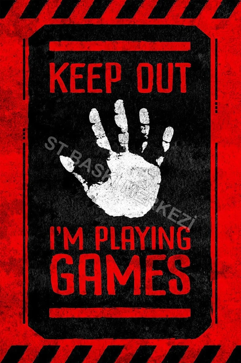 Gamer Retro Ahşap Poster No:833