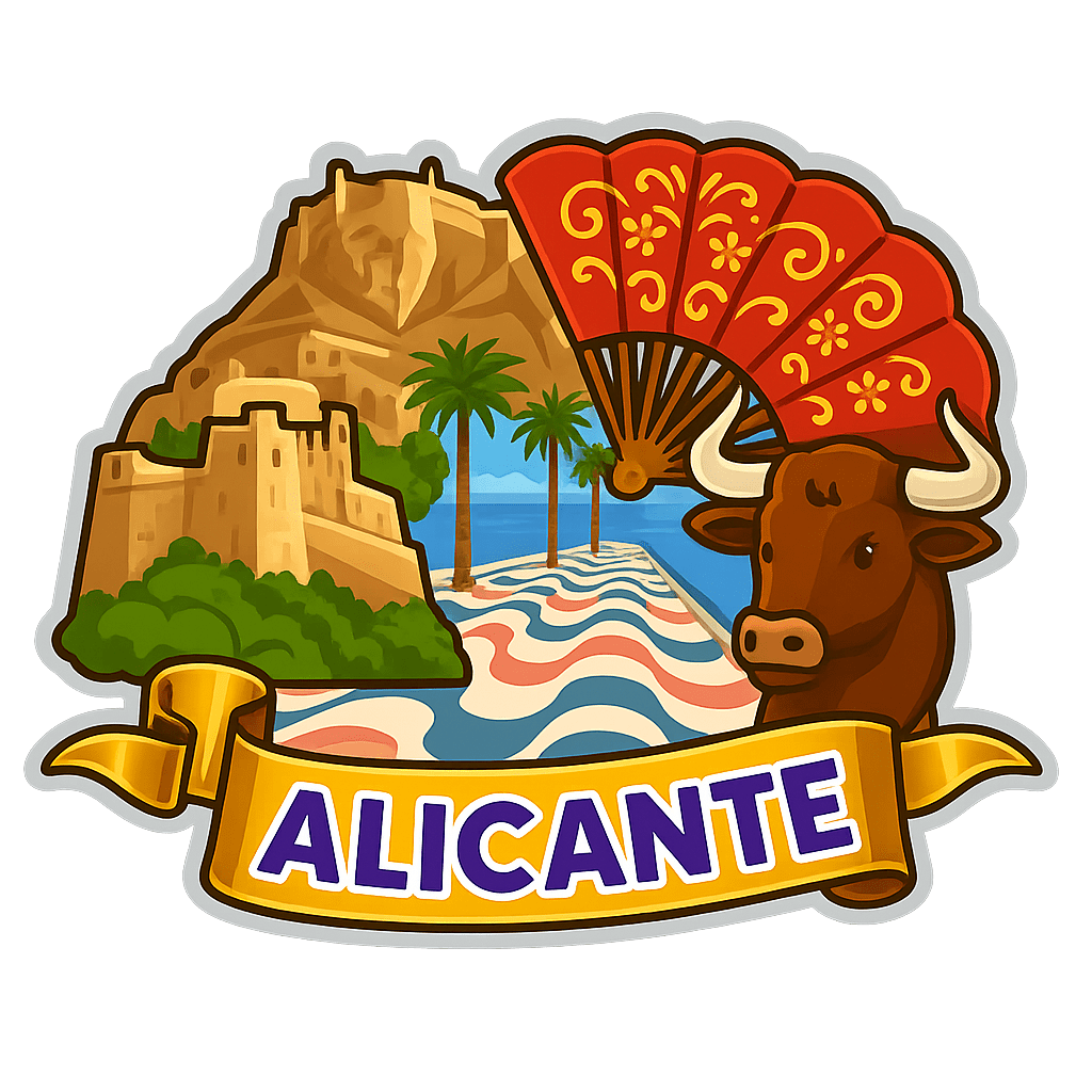 Alicante Ahşap Magnet – Toptan UV Baskılı Retro Hediyelik Magnet - ST Baskı Merkezi