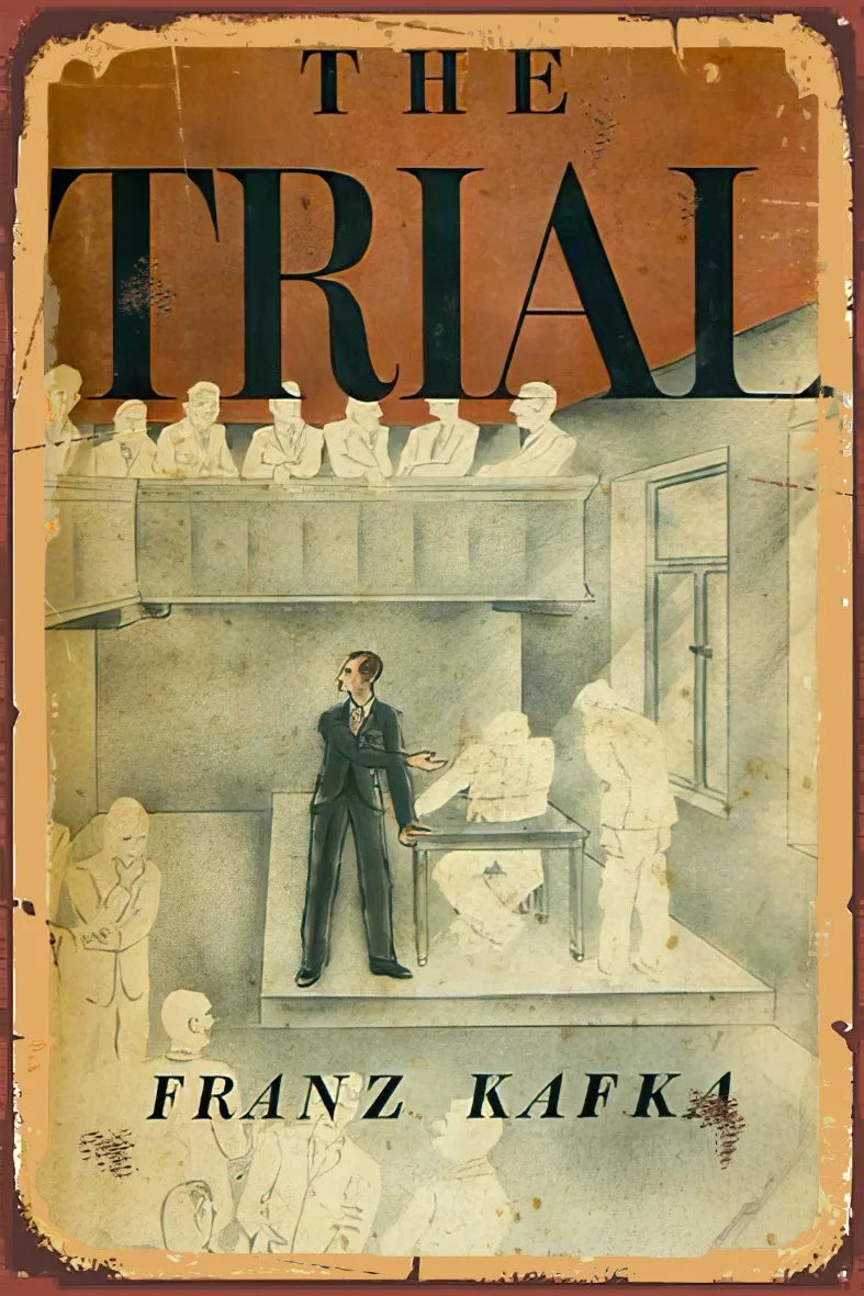 Franz Kafka Retro Ahşap Poster No:692