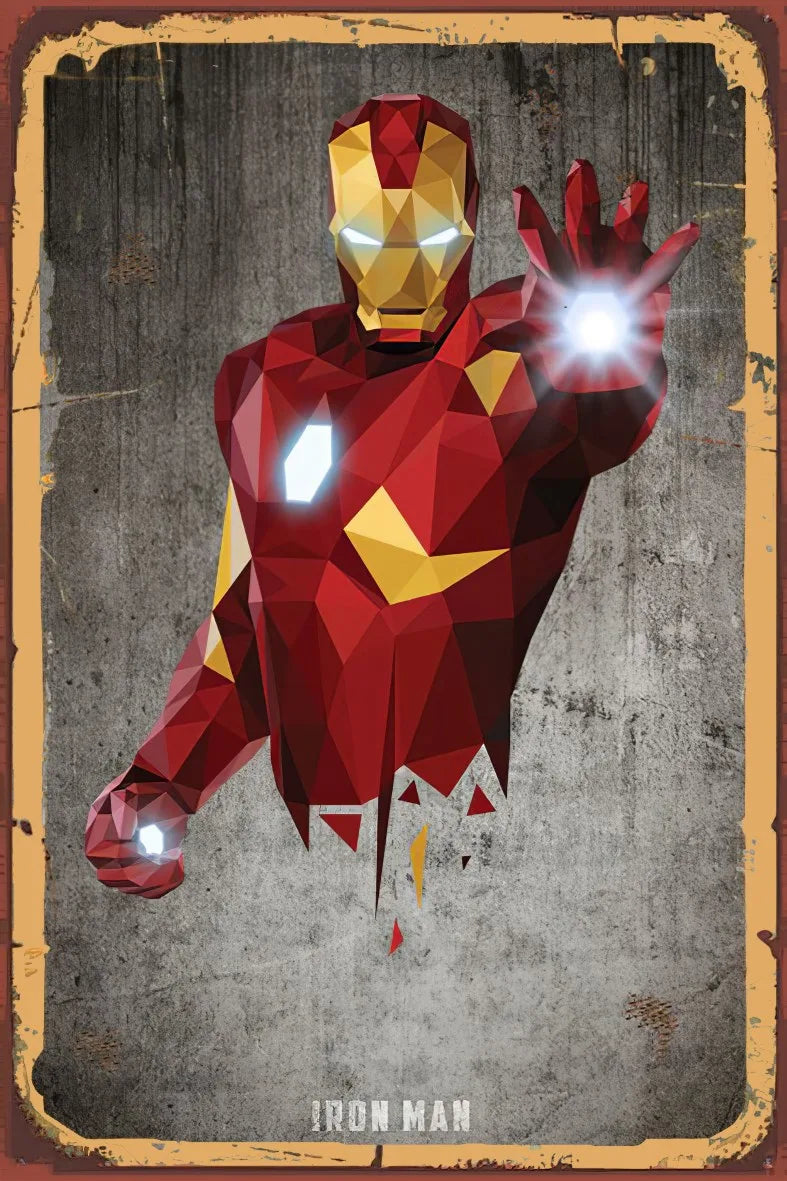 Thor Retro Ahşap Poster No:820