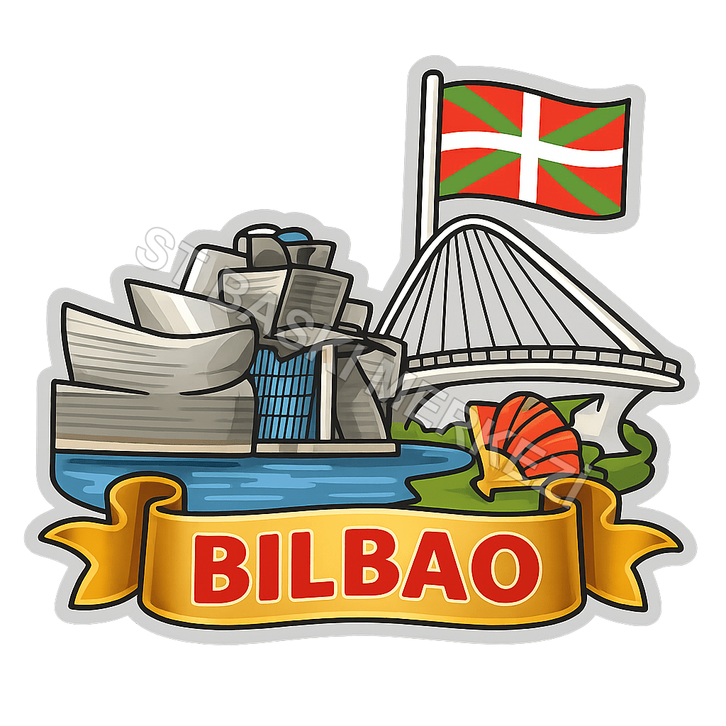 Bilbao Ahşap Magnet – Toptan UV Baskılı Retro Hediyelik Magnet - ST Baskı Merkezi