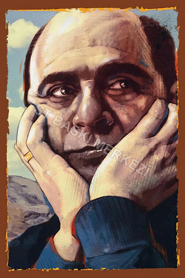 Ahmet Arif Retro Ahşap Poster No:268