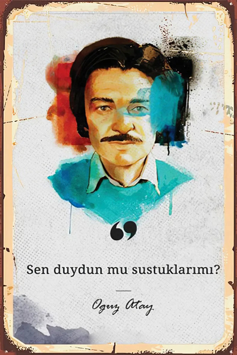 Oğuz Atay Retro Poster No:188