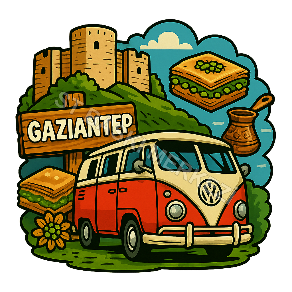 Gaziantep Ahşap Magnet – Toptan UV Baskılı Retro Hediyelik Magnet