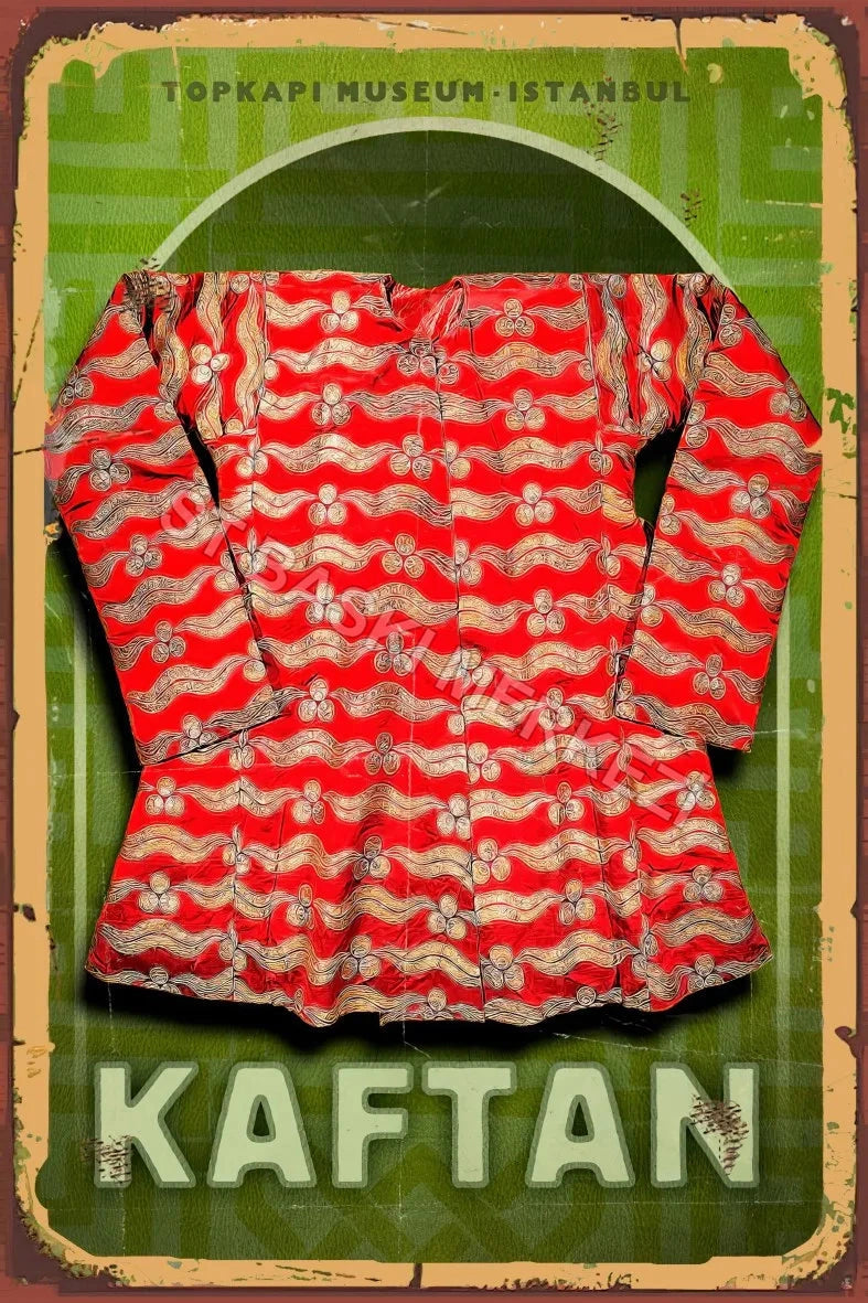 Kaftan Retro Ahşap Poster No:746