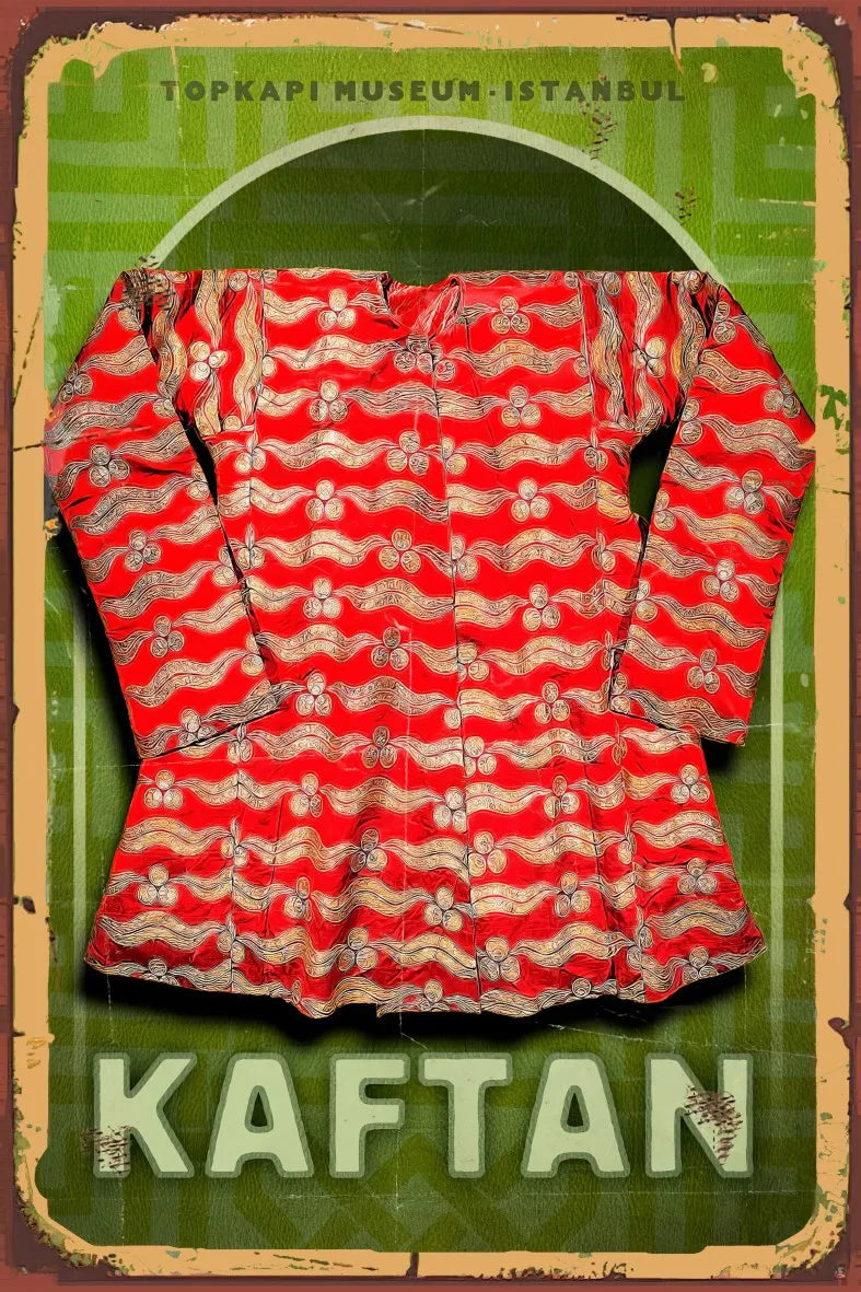 Kaftan Retro Ahşap Poster No:746