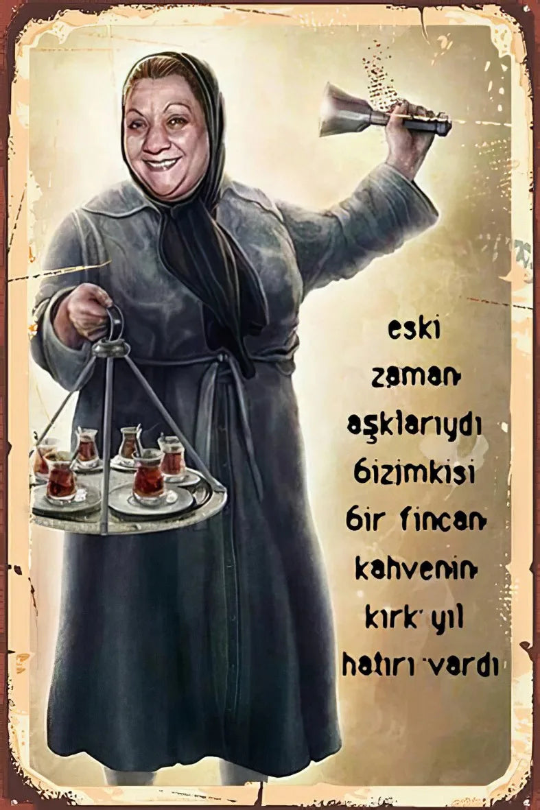 Yeşilçam Retro Ahşap Poster No:214