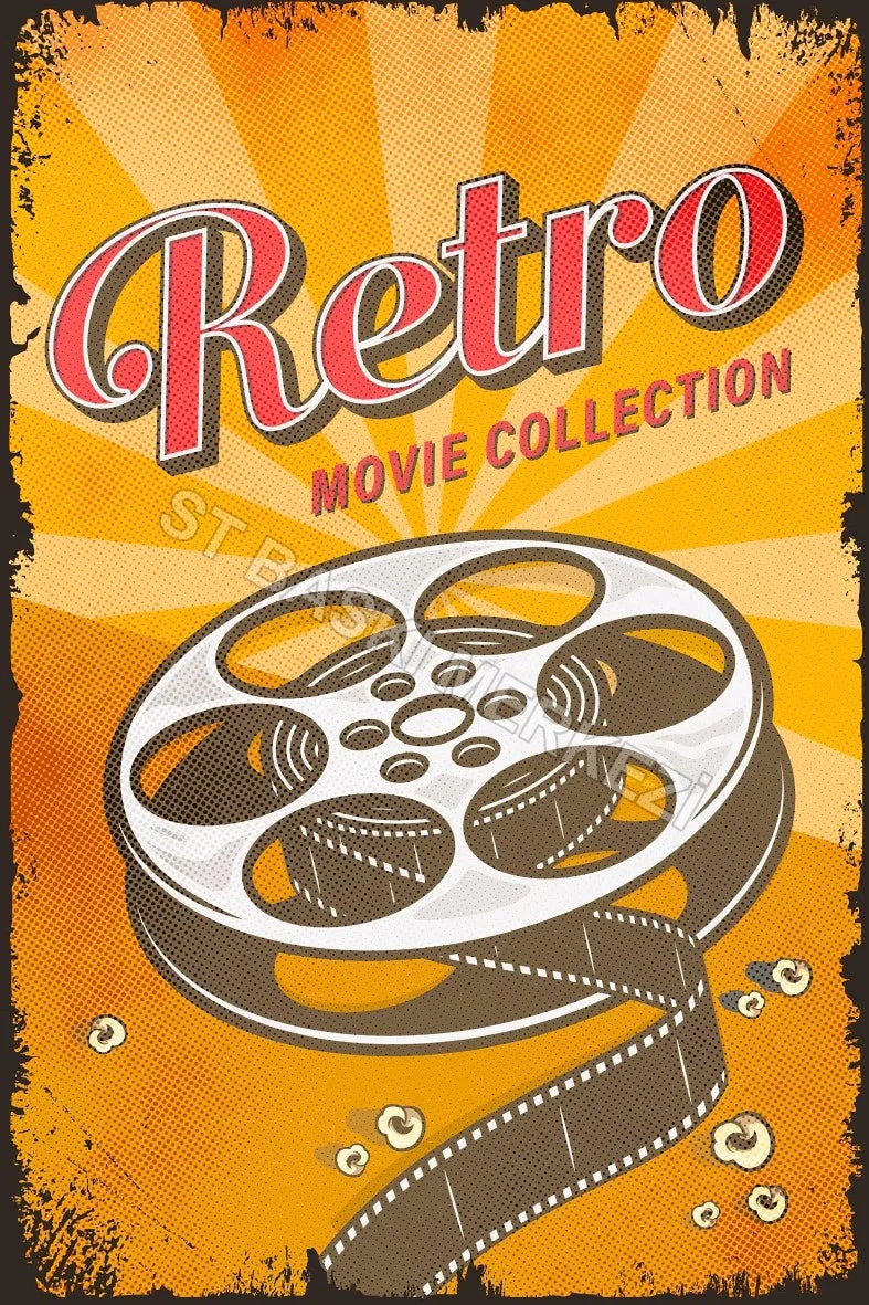 Sinema  Retro Ahşap Poster No:573