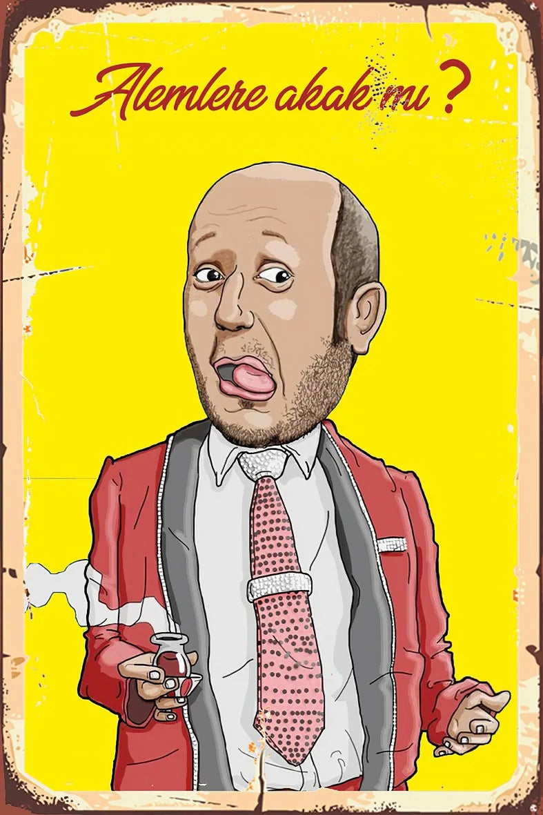 Leyla ile Mecnun Retro Ahşap Poster No:411