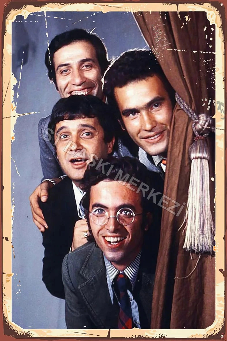 Hababam Sınıfı Retro Ahşap Poster No:491