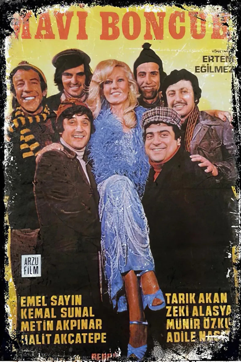 Mavi Boncuk Ahşap Poster No:303