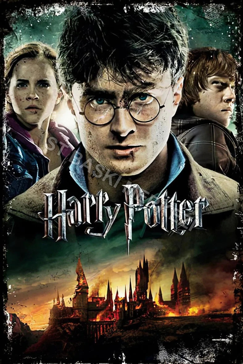 Harry Potter Retro Ahşap Poster No:292