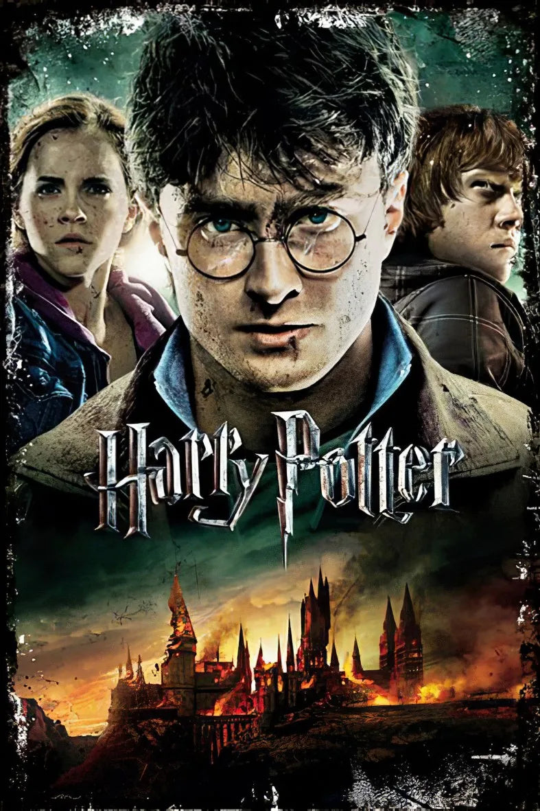 Harry Potter Retro Ahşap Poster No:292