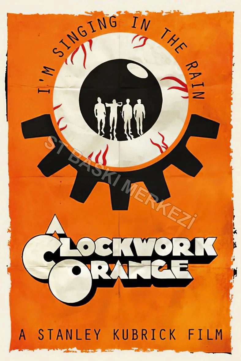 Clockwork Orange Retro Poster No:179