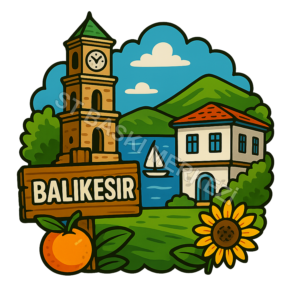 Balıkesir Ahşap Magnet – Toptan UV Baskılı Retro Hediyelik Magnet