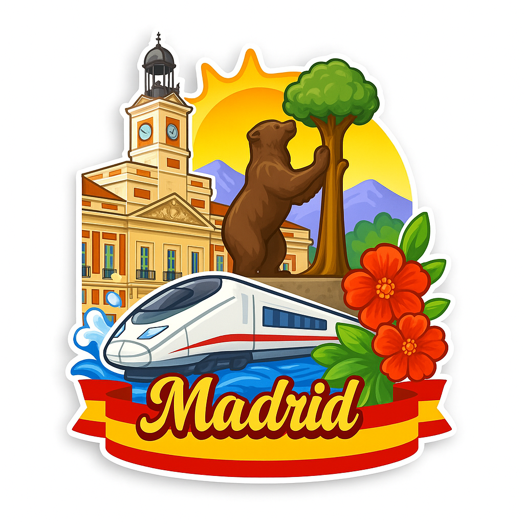 Frankfurt Wooden Magnet – Wholesale UV Printed Retro Gift Magnet