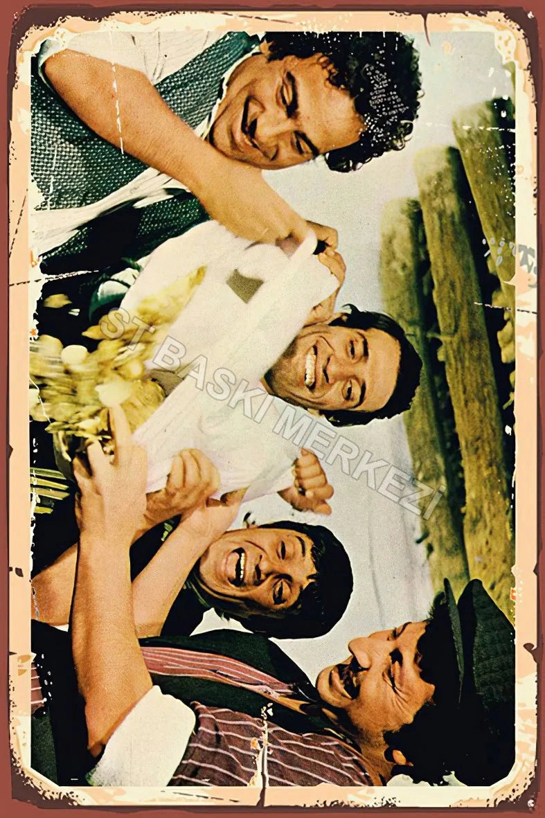 Yeşilçam Retro Ahşap Poster No:401