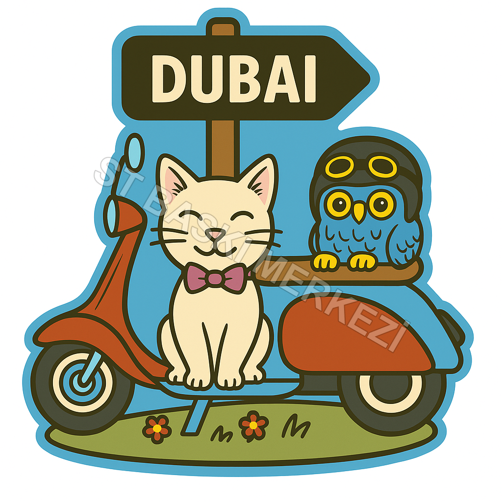 Dubai Ahşap Magnet – Toptan UV Baskılı Retro Hediyelik Magnet - ST Baskı Merkezi