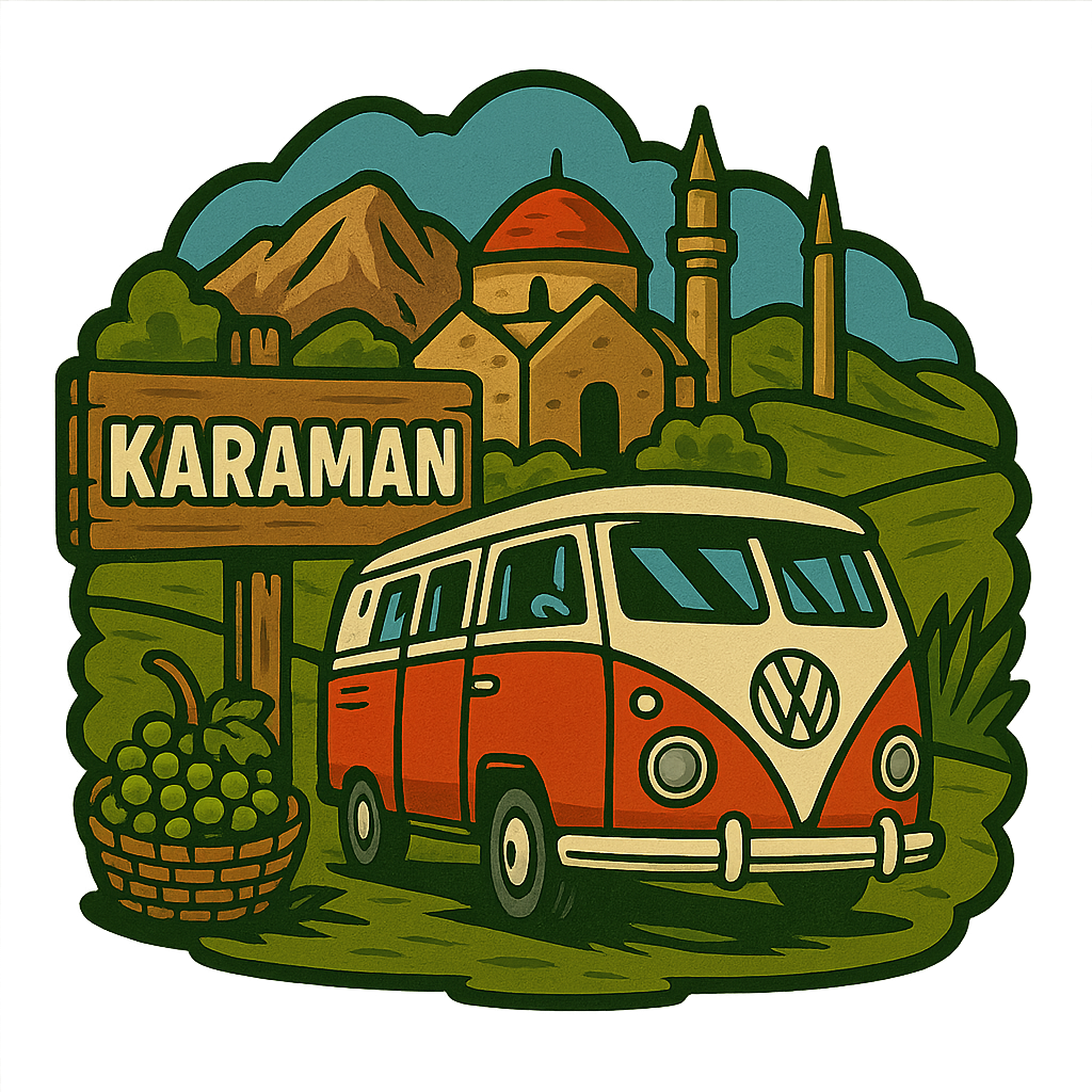 Karaman Ahşap Magnet – Toptan UV Baskılı Retro Hediyelik Magnet
