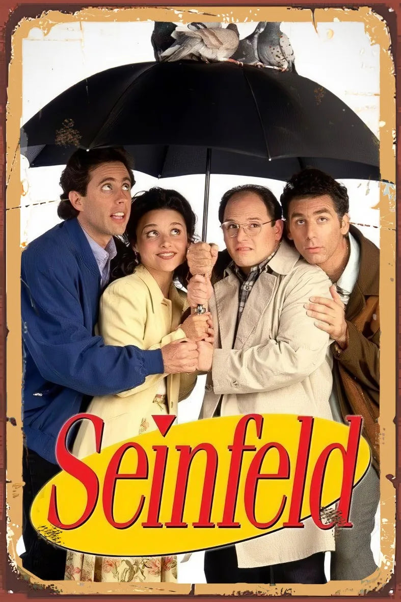 Seinfeld Retro Ahşap Poster No:904