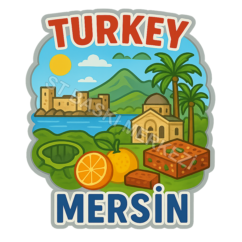 Mersin Ahşap Magnet – Toptan UV Baskılı Retro Hediyelik Magnet