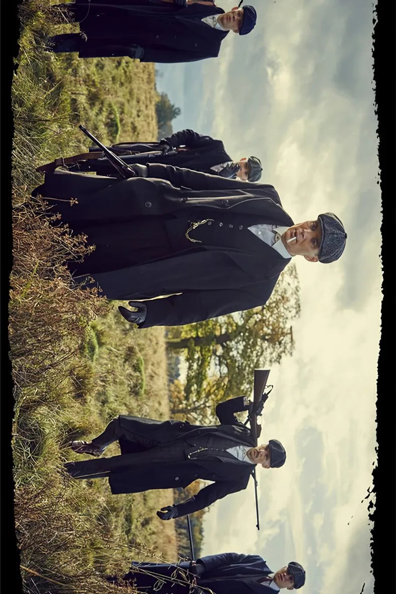 Peaky Blinders Retro Ahşap Poster No:423