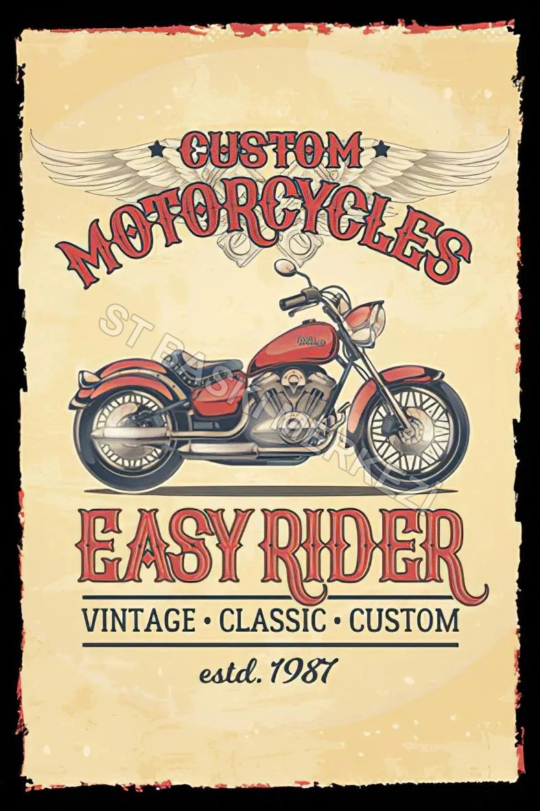 Motosiklet Poster No:202