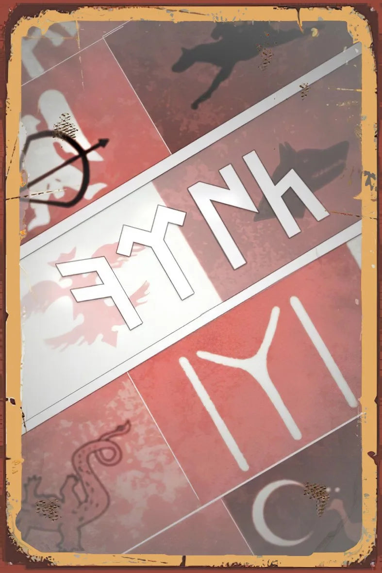 Türk Retro Ahşap Poster No:808