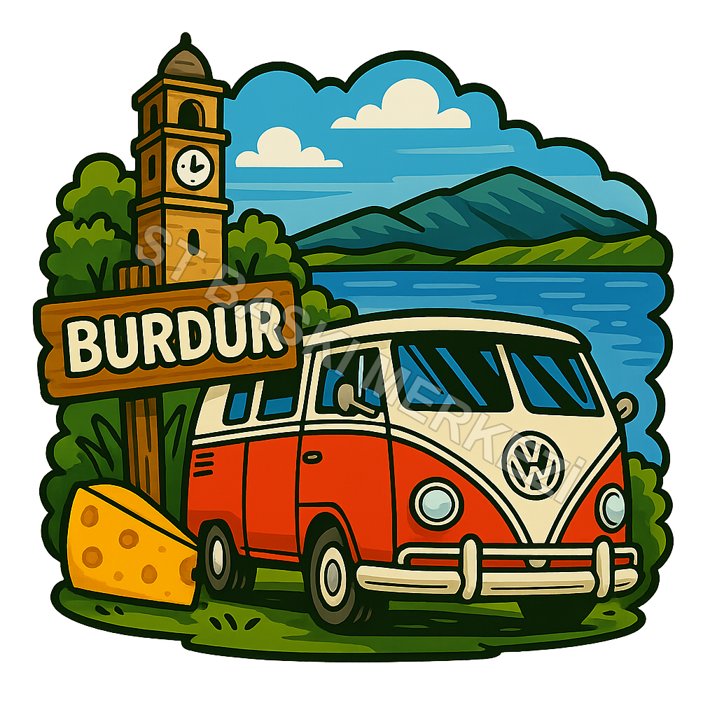 Burdur Ahşap Magnet – Toptan UV Baskılı Retro Hediyelik Magnet