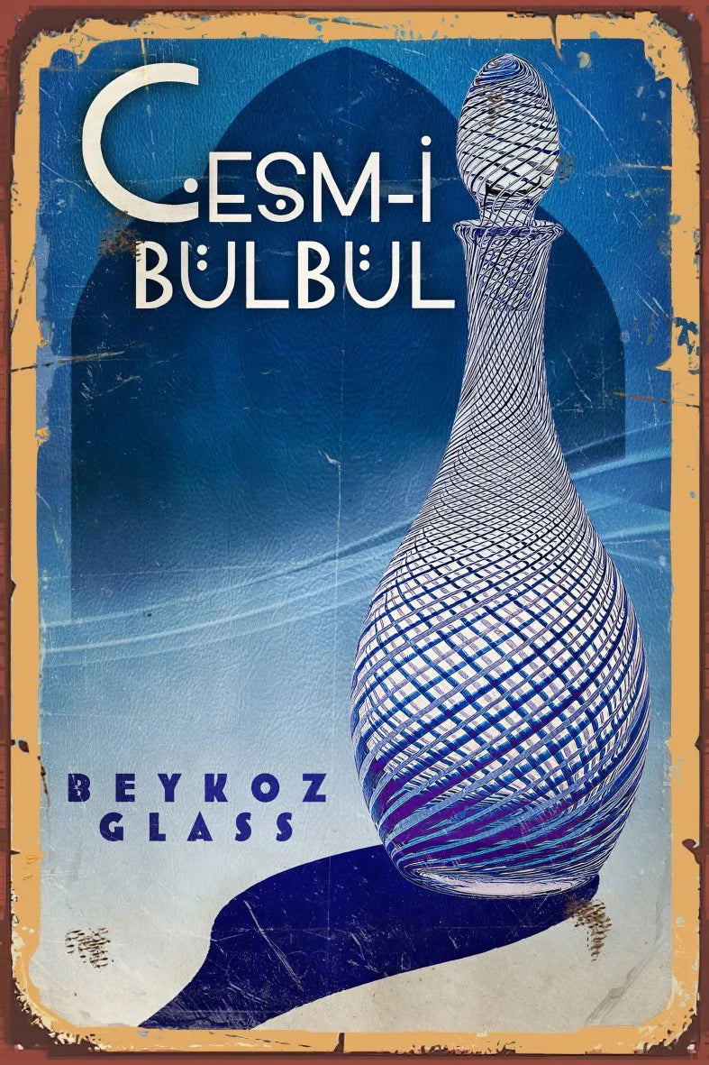 Çeşm-i Bülbül Retro Ahşap Poster No:705