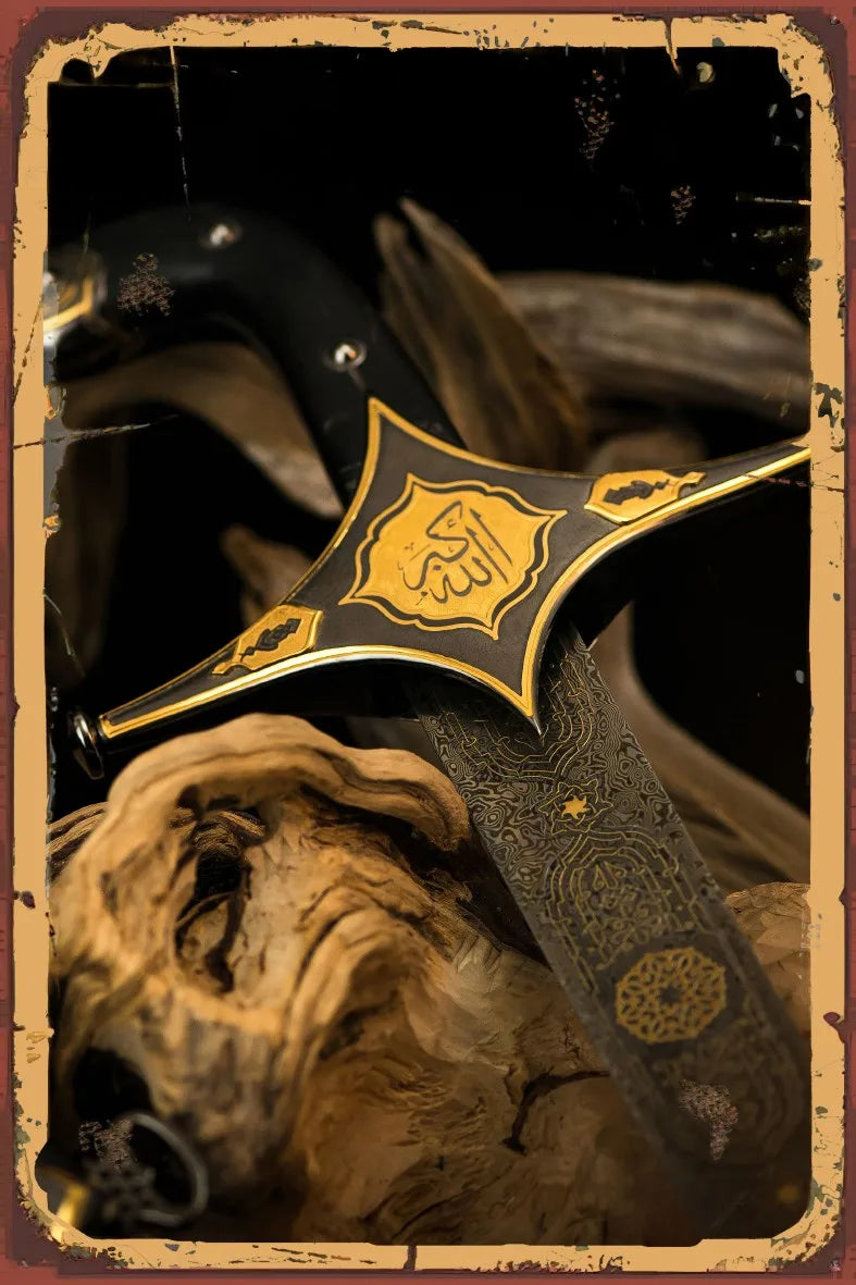 İslami Retro Ahşap Poster No:861