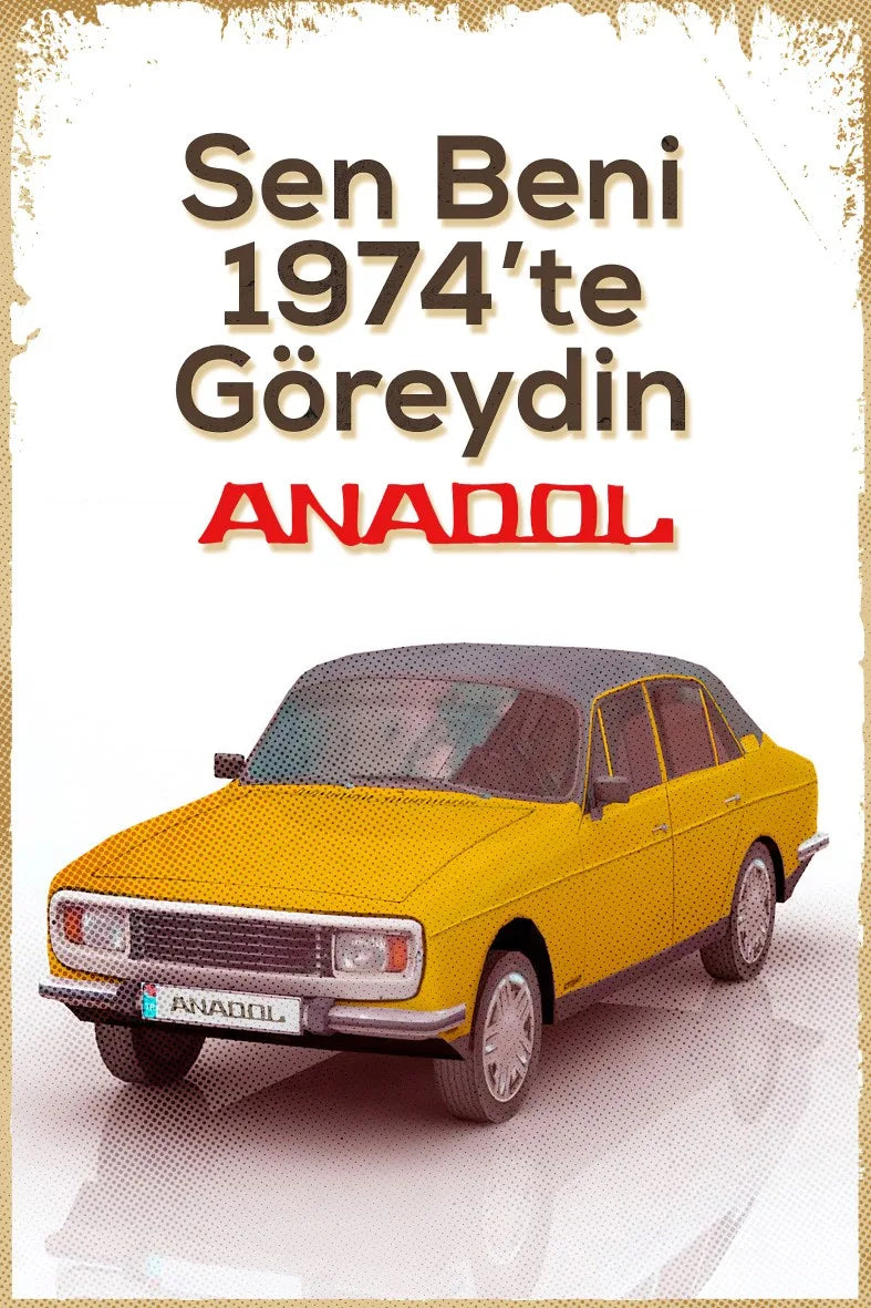 Anadol Retro Ahşap Poster No:561