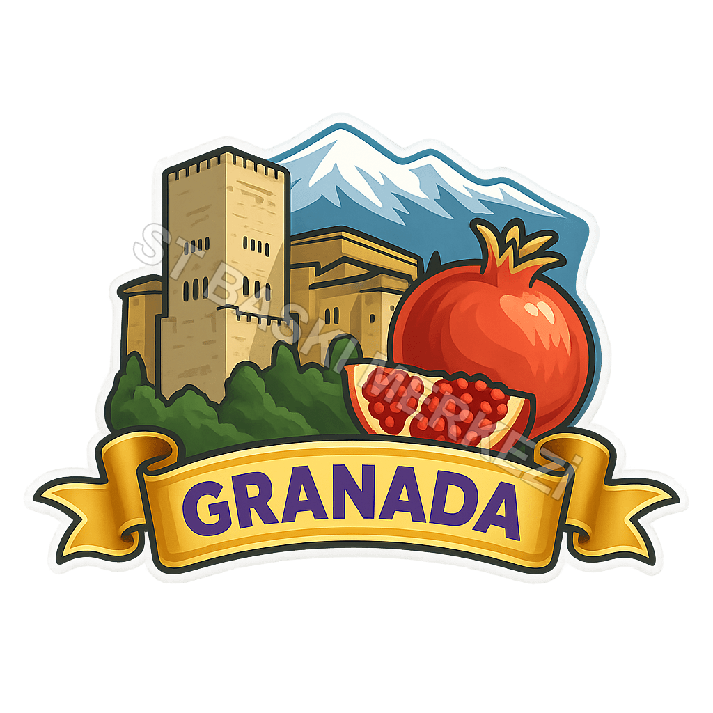 Granada Ahşap Magnet – Toptan UV Baskılı Retro Hediyelik Magnet - ST Baskı Merkezi