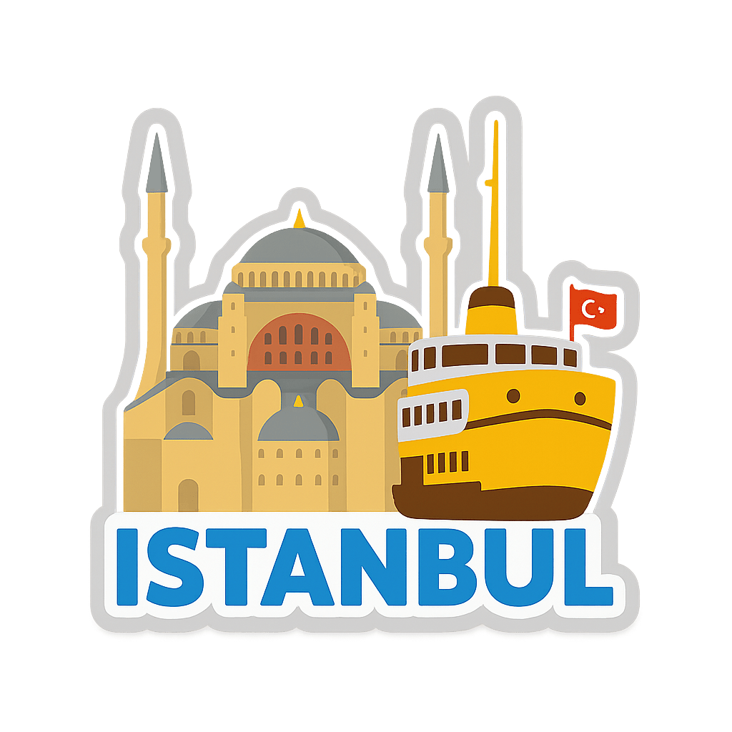 İstanbul Ahşap Magnet – Toptan UV Baskılı Retro Hediyelik Magnet - ST Baskı Merkezi