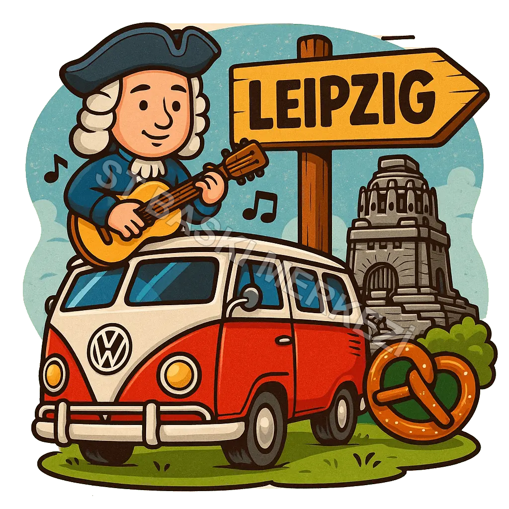 Leipzig Ahşap Magnet – Toptan UV Baskılı Retro Hediyelik Magnet - ST Baskı Merkezi