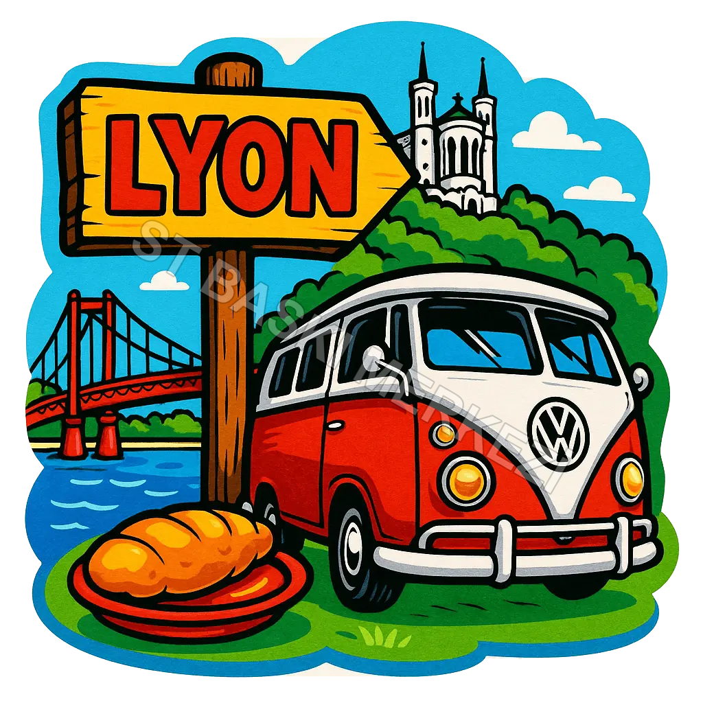 Lyon Ahşap Magnet – Toptan UV Baskılı Retro Hediyelik Magnet - ST Baskı Merkezi
