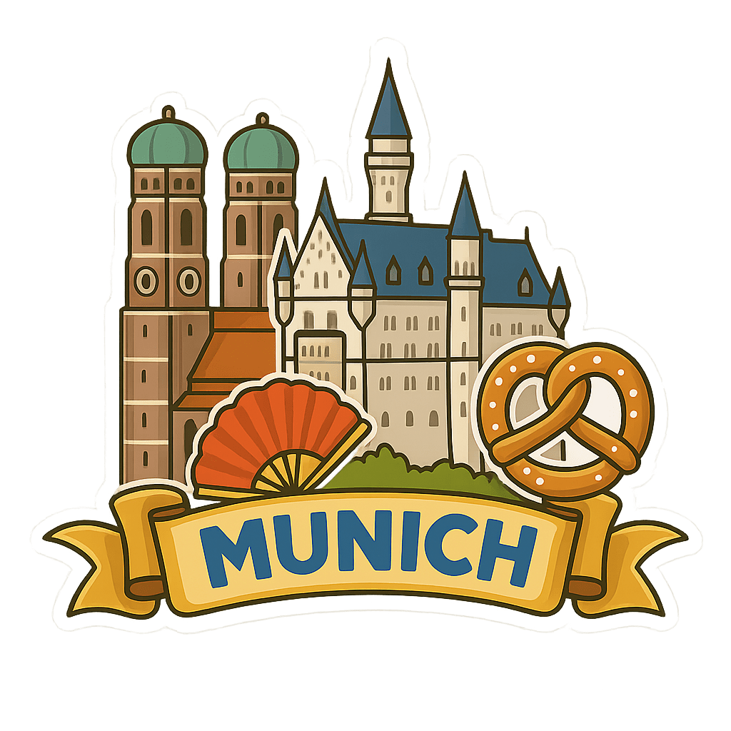 Munich Ahşap Magnet – Toptan UV Baskılı Retro Hediyelik Magnet - ST Baskı Merkezi