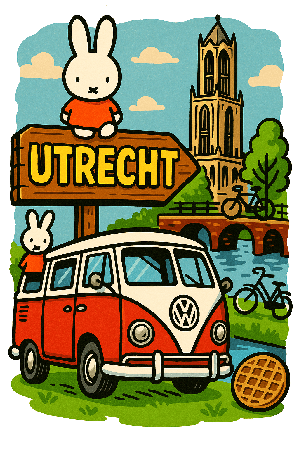 Utrecht Ahşap Magnet – Toptan UV Baskılı Retro Hediyelik Magnet - ST Baskı Merkezi