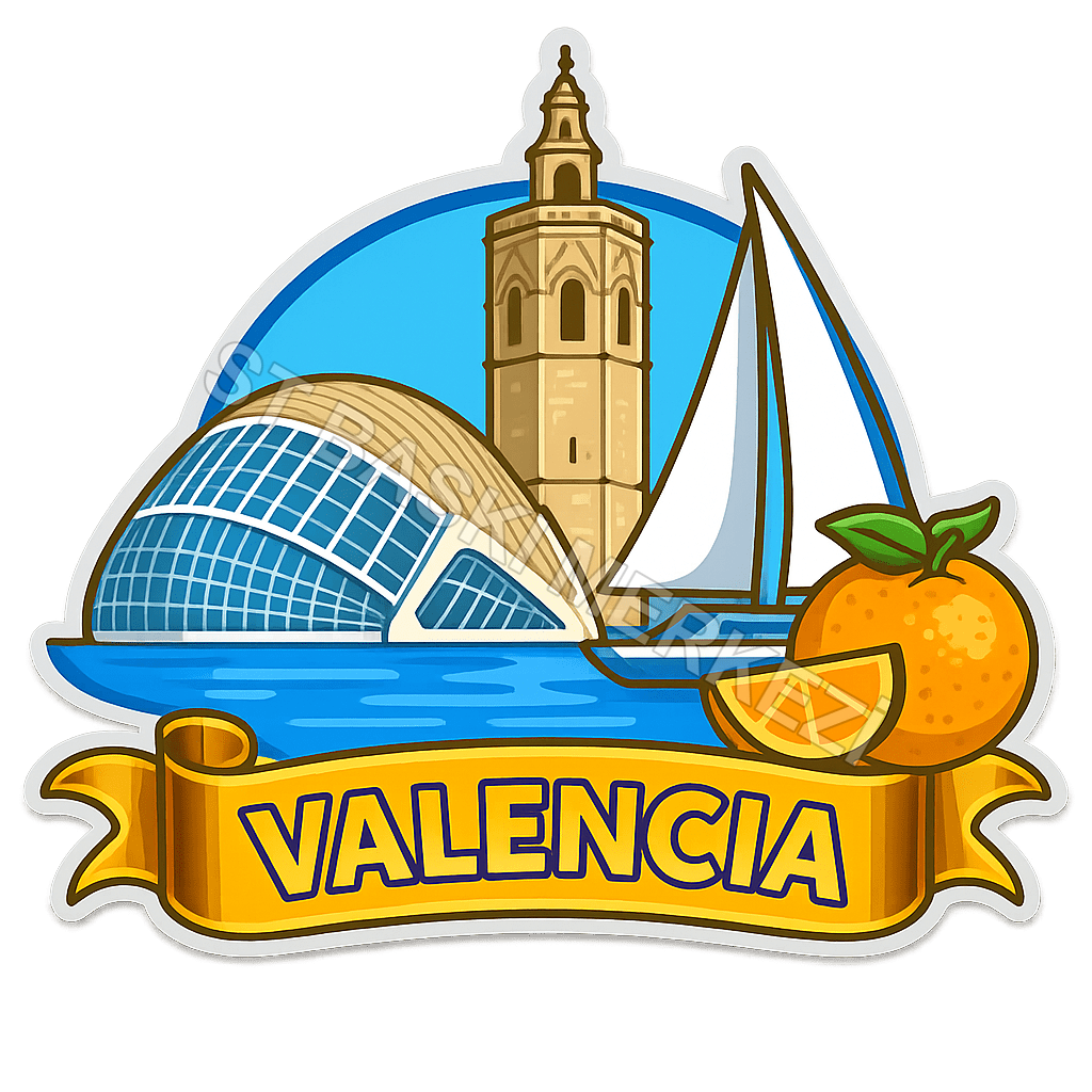 Valencia Ahşap Magnet – Toptan UV Baskılı Retro Hediyelik Magnet - ST Baskı Merkezi